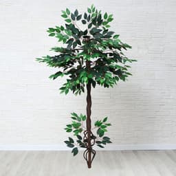 Дерево искусственное «Фикус с корнями», ствол h=148 см, МИКС