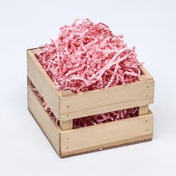 Наполнитель бумажный для подарков, нежно - розовый, 50 г