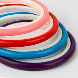 Пяльцы для вышивания с подвесом, пластиковая, d=9/11.5 см, МИКС