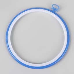 Пяльцы для вышивания с подвесом, пластиковая, d=14.5/16.5 см, МИКС