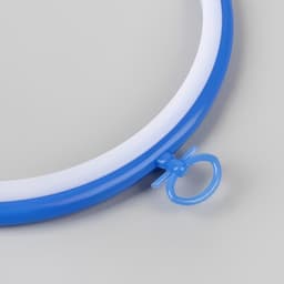 Пяльцы для вышивания с подвесом, пластиковая, d=14.5/16.5 см, МИКС