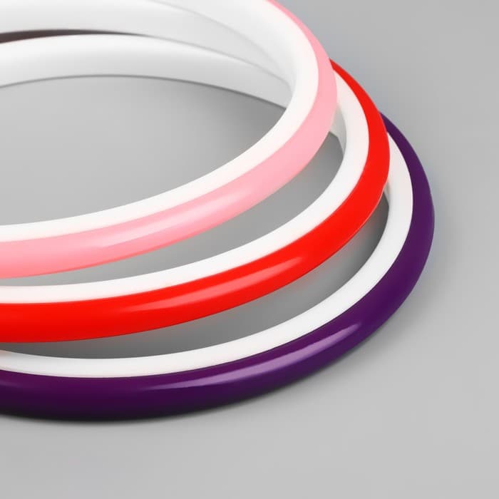 Пяльцы для вышивания с подвесом, пластиковая, d=14.5/16.5 см, МИКС