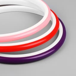 Пяльцы для вышивания с подвесом, пластиковая, d=14.5/16.5 см, МИКС