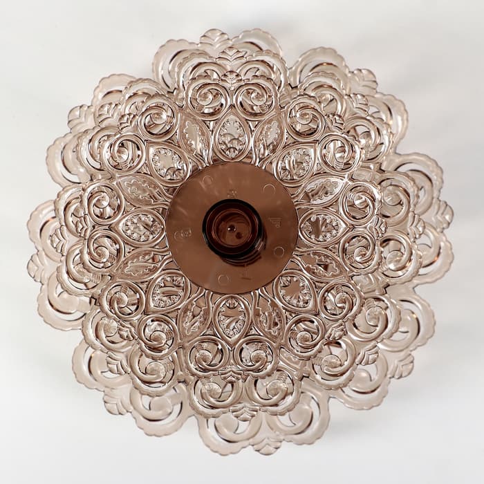 Этажерка для фруктов Альтернатива «Мелодия», 3-х ярусная, d=16 см, 21 см, 27 см, коричневая