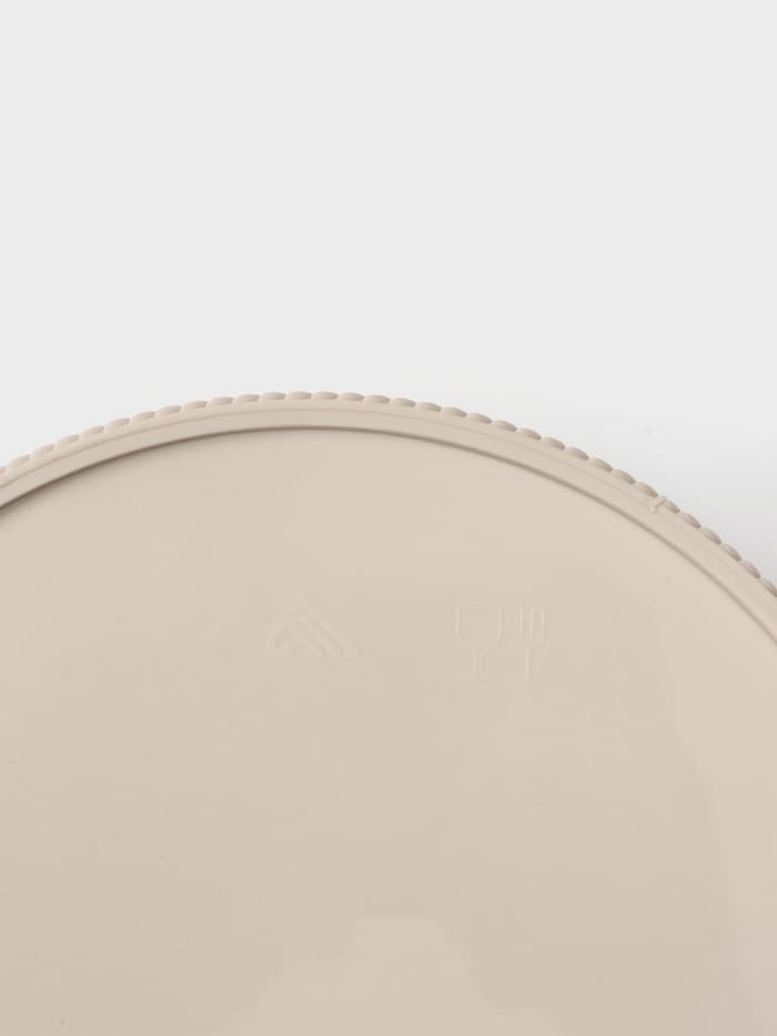 Хлебница с крышкой Альтернатива «Меланж», 33×16×19 см, пластик, бежевая