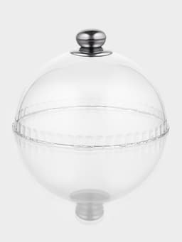 Блюдо с крышкой Доляна «Эстет», d=23.5 см, бамбук, пластик