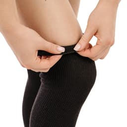 Гетры для гимнастики и танцев Grace Dance №5, длина 60 см, чёрные