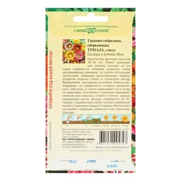 Семена цветов Гацания гибридная «Триада», крупноцветковая, низкорослая, 0.05 г, «Гавриш»