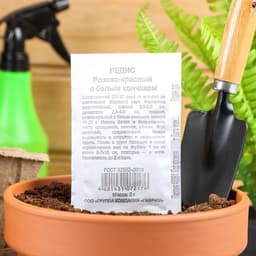 Семена Редис «Розово-красный с белым кончиком», 2 г, «Гавриш»
