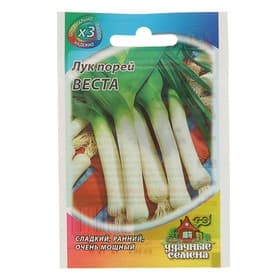 Семена Лук порей «Веста», 0.2 г, «Удачные семена»
