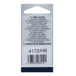 Грифели для механических карандашей Koh-I-Noor 4172, 12 штук, узел 0.9 мм, НВ, в футляре