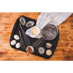 Поднос RESTOLA, 49×35 см, прямоугольный, пластик, чёрный