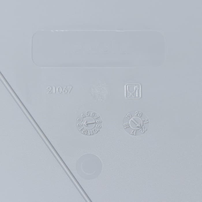 Поднос RESTOLA, пластик, 42×30 см, серый