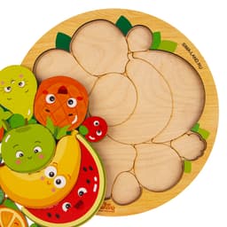 Рамка - вкладыш Лесная мастерская «Фруктики», 13 деталей, 20×20 см