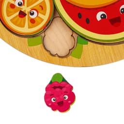 Рамка - вкладыш Лесная мастерская «Фруктики», 13 деталей, 20×20 см