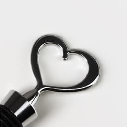 Набор для вина Доляна «Сердца», 2 предмета: штопор, пробка фигурная, нержавеющая сталь