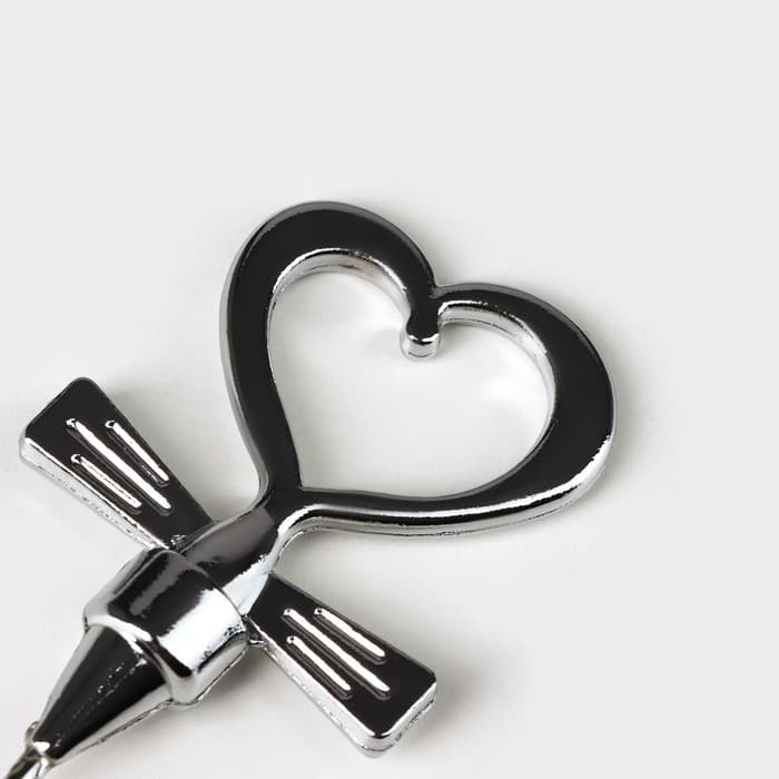 Набор для вина Доляна «Сердца», 2 предмета: штопор, пробка фигурная, нержавеющая сталь