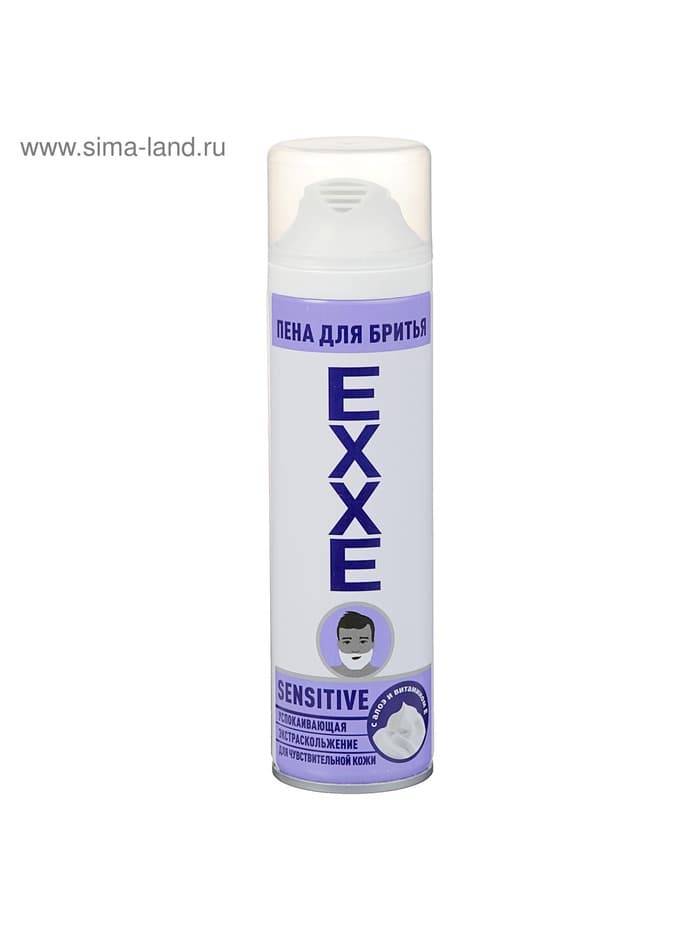Пена для бритья Exxe Sensitive, для чувствительной кожи, 200 мл
