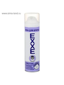 Пена для бритья Exxe Sensitive, для чувствительной кожи, 200 мл
