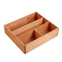 Подарочный ящик, 34.5×30×10 см, деревянный, цвет натуральный