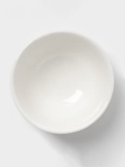 Салатник толстостенный Доляна White Label, 170 мл, d=10 см, фарфор, белый