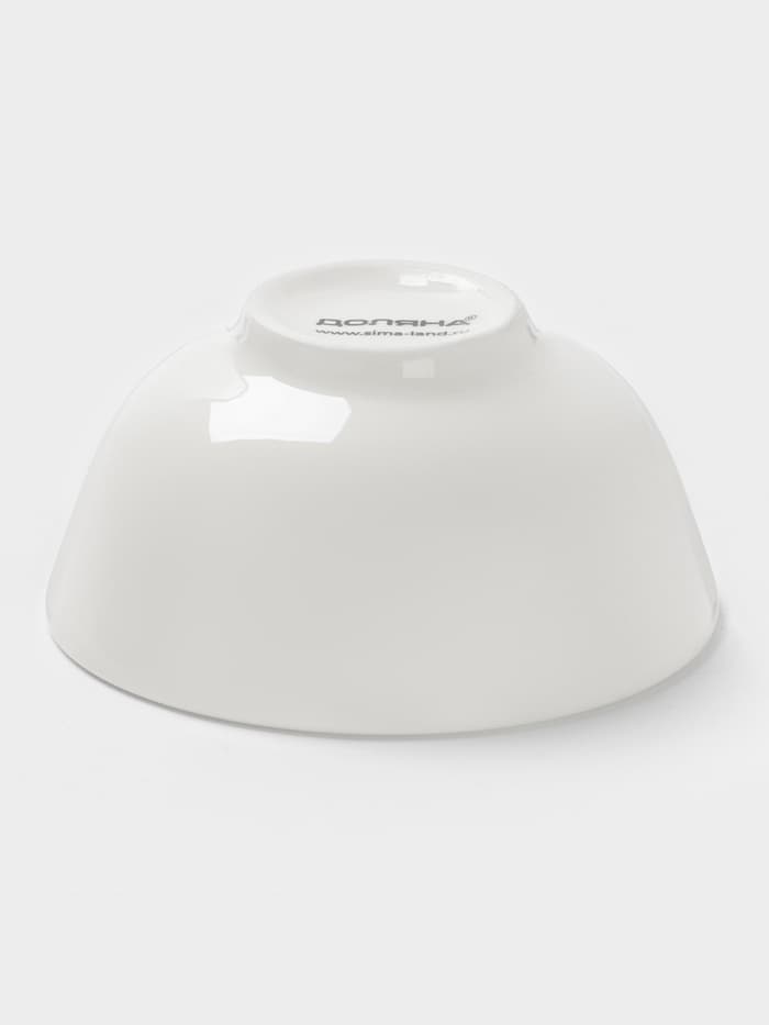 Салатник толстостенный Доляна White Label, 170 мл, d=10 см, фарфор, белый
