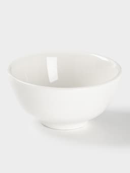 Салатник толстостенный Доляна White Label, 170 мл, d=10 см, фарфор, белый