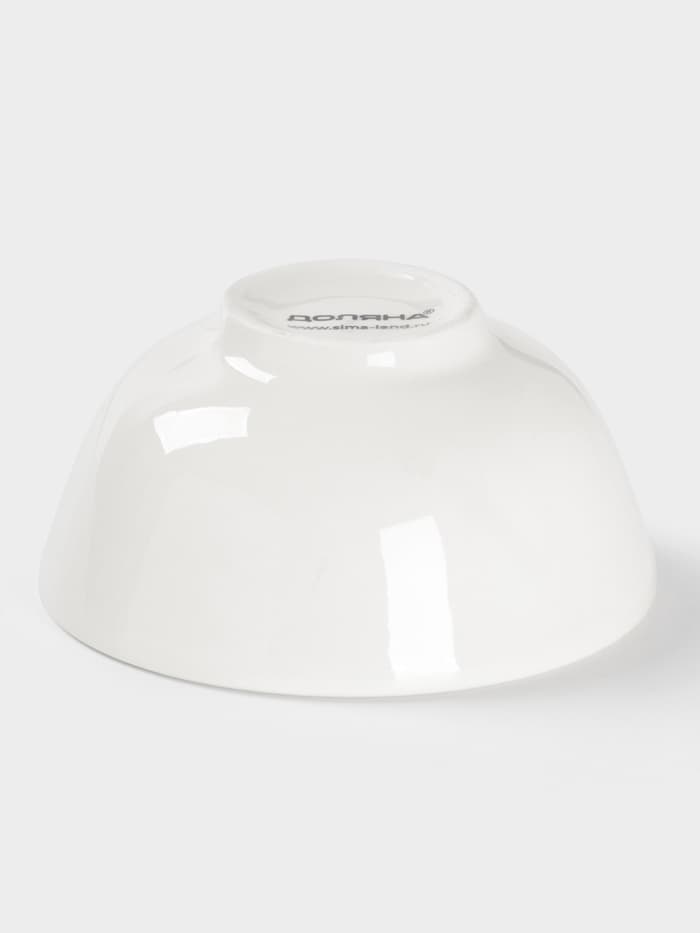 Салатник толстостенный Доляна White Label, 170 мл, d=10 см, фарфор, белый