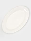 Блюдо сервировочное c утолщённым краем Доляна White Label, 37×23.5×3 см, фарфор, белое