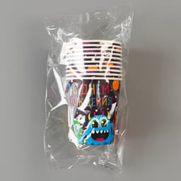 Стакан одноразовый бумажный «Монстрики», 250 мл.