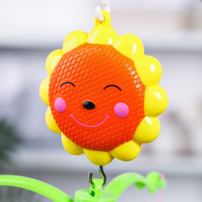 Мобиль музыкальный на кроватку «Пряничный Домик №2», заводной, МИКС