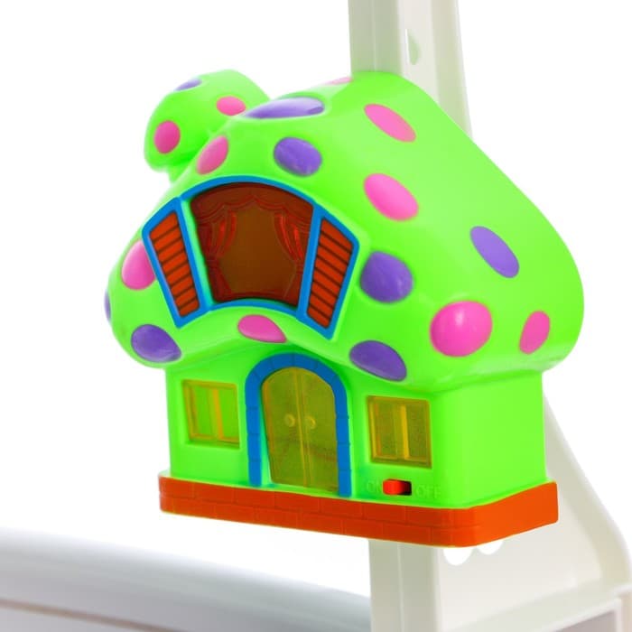 Мобиль музыкальный на кроватку Крошка Я «Пряничный домик. Подводный мир», заводной