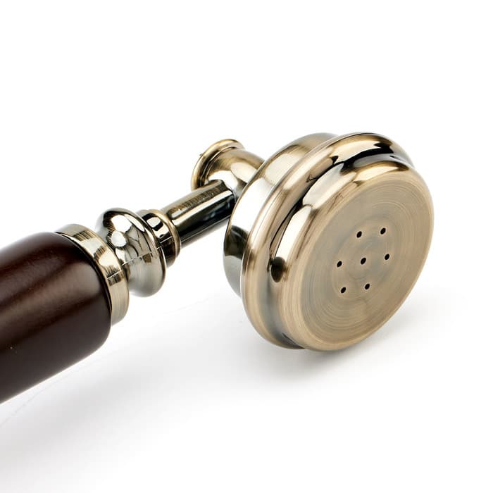 Ретро-телефон «Альсено», громкая связь, выложенный лаврами, 23×26 см