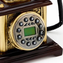 Ретро-телефон «Постамент», громкая связь, 16×26 см