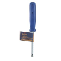 Отвертка комбинированная ТУНДРА, 2 в 1, пластиковая рукоятка, PH2/SL6×75 мм