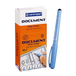 Ручка капиллярная для черчения Centropen 2631 линия 0.3 мм, чёрная, длина письма 500 м