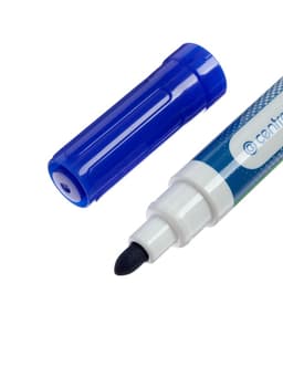 Маркер для доски Centropen 8559, узел 5.0 мм, ширина линии 2.5 мм/1-4.6 мм, спиртовой, синий