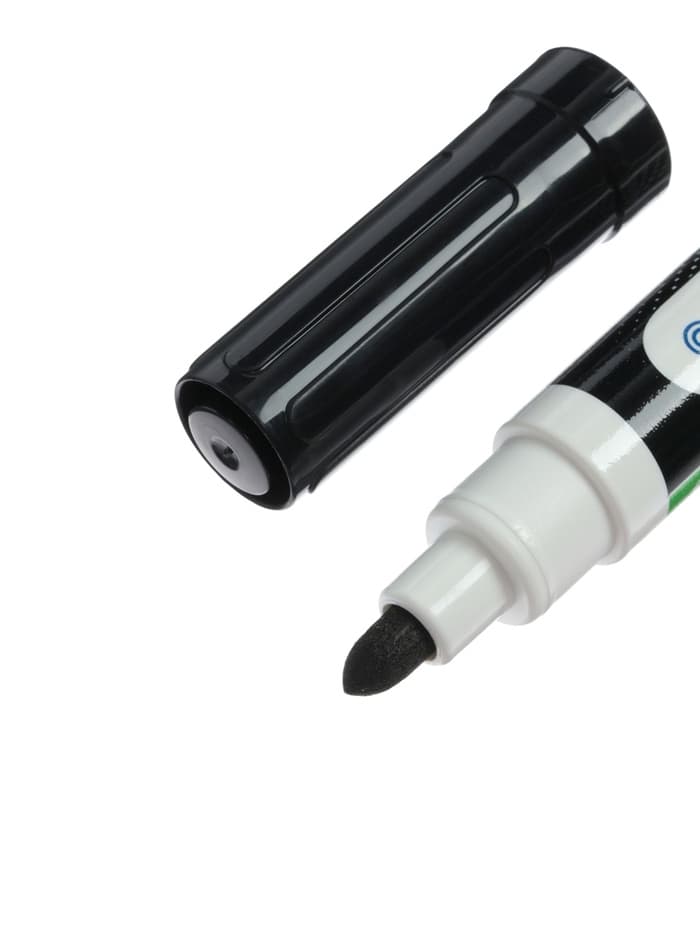 Маркер для доски Centropen 8559, узел 5.0 мм, ширина линии 2.5 мм/1-4.6 мм, спиртовой, чёрный