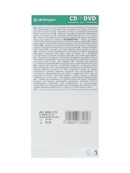 Маркер для CD/DVD, Centropen 4606, диаметр узла 2.5 мм, линия 1 мм, чёрный
