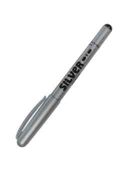 Маркер для декора Centropen 2690, перманентный, узел 3.8 мм, линия 1.5-3.0 мм, серебристый