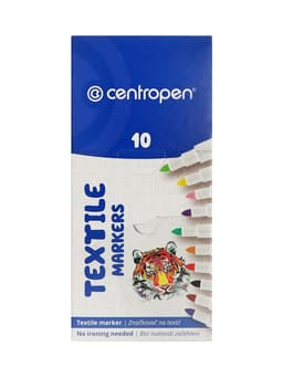 Маркер для ткани Centropen 2739, узел 3.9 мм, линия 1.8 мм, чёрный