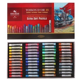 Пастель сухая экстра-мягкая художественная 48 цветов, Koh-I-Noor TOISON D`OR=8556/48