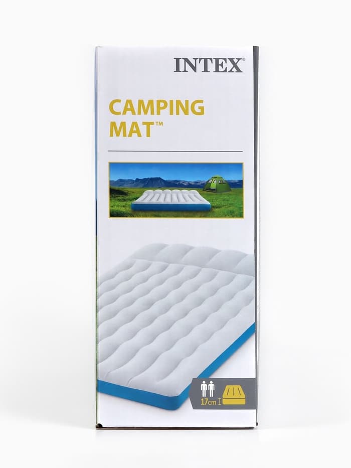 Матрас надувной Camping, 193×127×17 см, двуспальный, 67999 INTEX