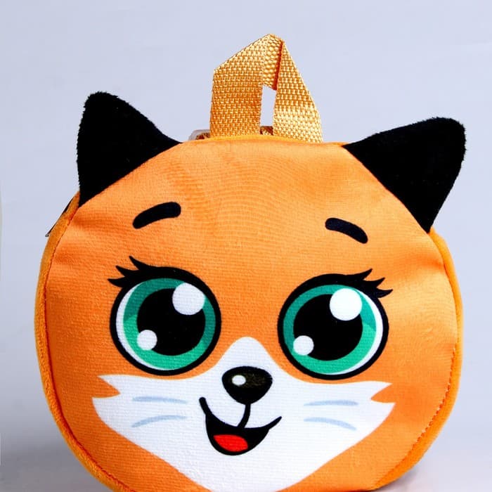 Рюкзак детский для девочки «Лиса Алиса», 18×18 см