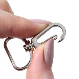 Карабин металлический, 40×25 мм / 21×2 мм, 10 шт., цвет серебряный