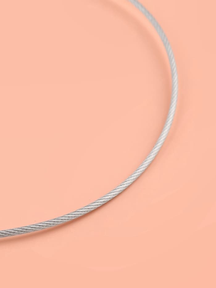 Спицы круговые, для вязания, с металлическим тросом, d=4.5 мм, 10/40 см