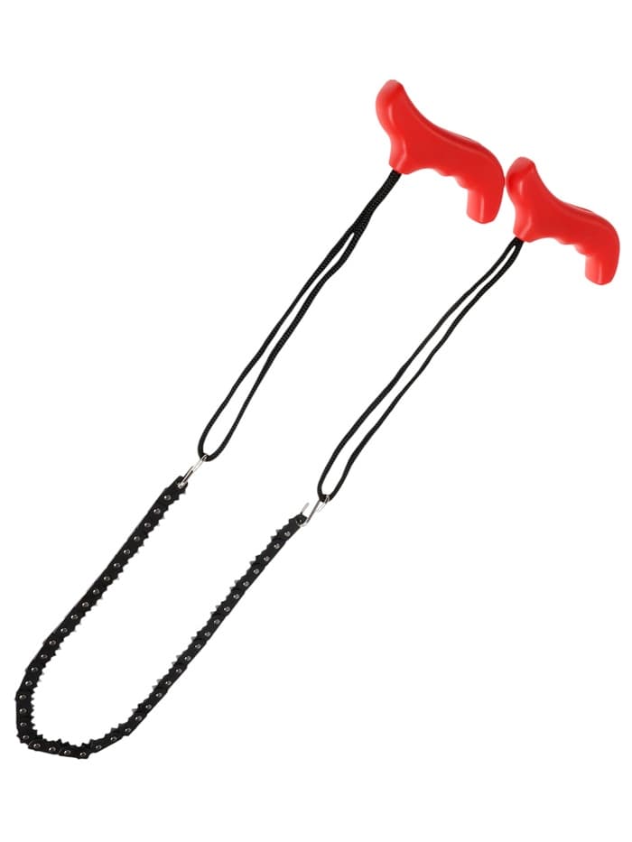 Карманная цепная пила черная 96×5 см