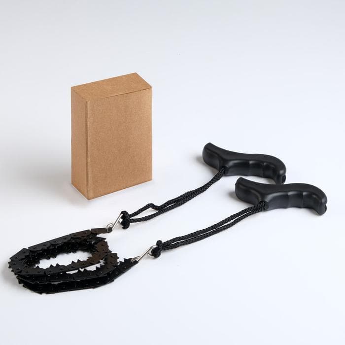 Карманная цепная пила черная 96×5 см