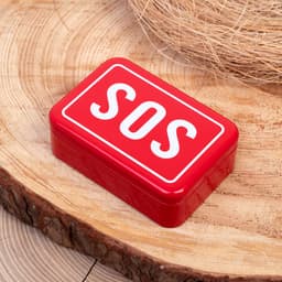 Набор для выживания 6 в 1: свисток, компас, цепь, карта выжив, кремень, универсальный нож