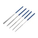 Набор надфилей алмазных ТУНДРА, обрезиненные рукоятки, 50×140×3 мм, 5 шт.